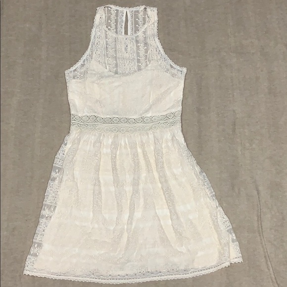 Cream lace Abercrombie & Fitch dress - Picture 1 of 3